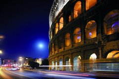 Fototapet Night Colosseum, Italia