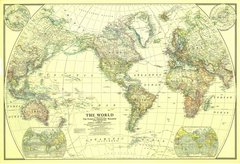 Фотообои Карта мира - Политические деления (1922)