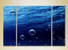 Triptic Bubbles in the sea