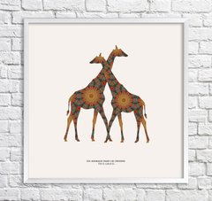 Girafele. imprimeu oriental