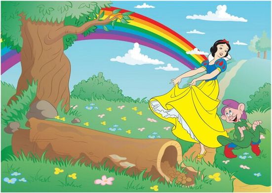 Tapet foto Snow White and Dopey