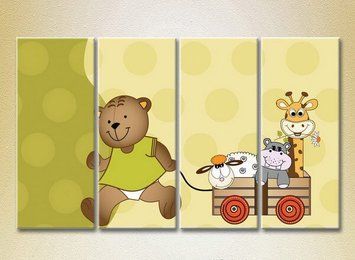 Полиптих Звери в телеге