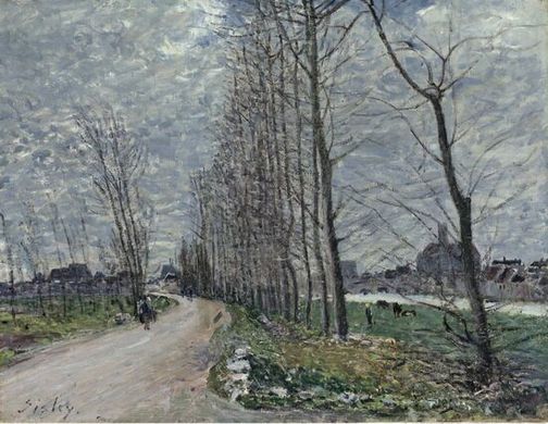 Vedere din Moret-sur-Loing, 1890