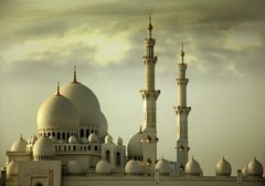 Fototapet Marea Moschee Sheikh Zayed, Abu Dhabi