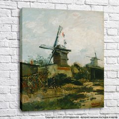 Morile de vânt Vincent Van Gogh din Montmartre