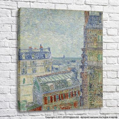 Vedere a Parisului din camera lui Vincent de pe Rue Lepic