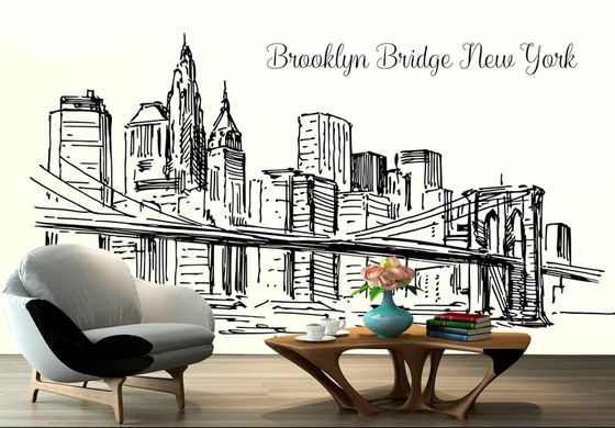 Бруклинский мост и Нью Йорк