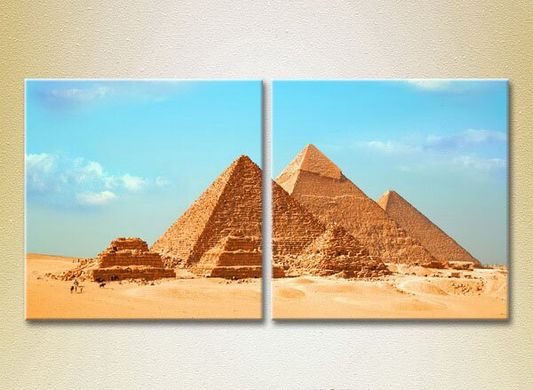 Диптих Великие Египетские пирамиды в Гизе