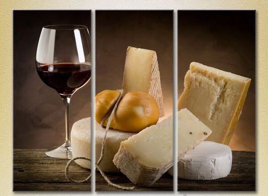 Triptic Brânză și vin