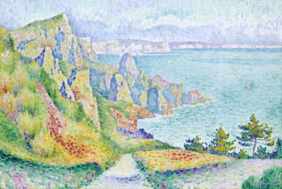 The Cliffs of Longues-sur-Mer, 1906