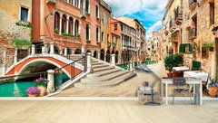 Каналы и дворики Венеции в цветах