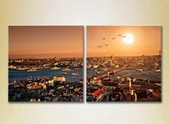 Диптих Стамбул на закате, Турция_02