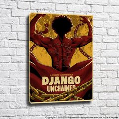 Afiș grafic pentru filmul Django Unchained