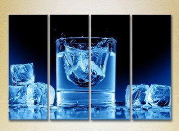 Полиптих Ледяные кубики в стакане_01