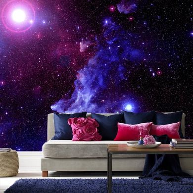 Фиолетовая космическая пыть и кометы