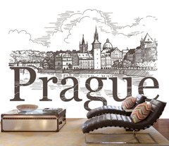 Река Влтава и архитектура Праги