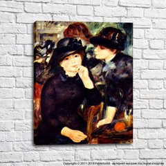 Pierre Auguste Renoir Две девушки в черном