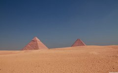 Fototapet Piramide în deșert, Egipt