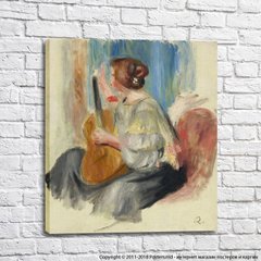 Pierre-Auguste Renoir „Femeie cu chitară”, 1895.