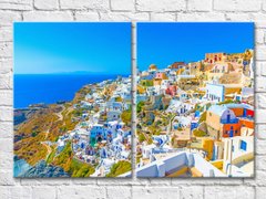 Вид на остров Тира, Греция