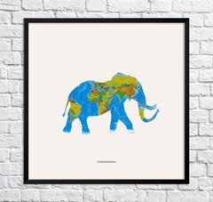 Elefant. Harta lumii