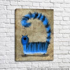 Синий полосатый кот