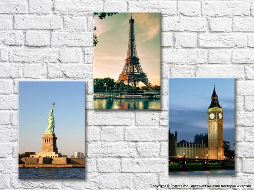 New York, Paris, Londra