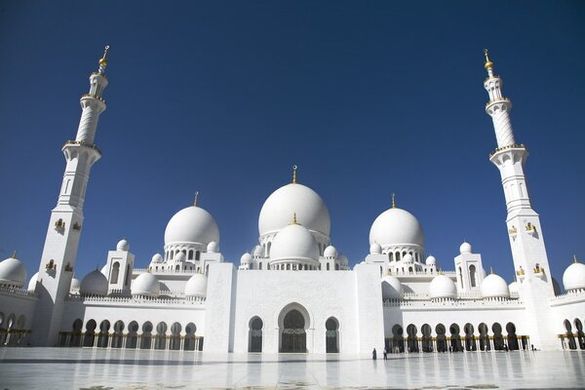 Fototapet Abu Dhabi, Marea Moschee Sheikh Zayed
