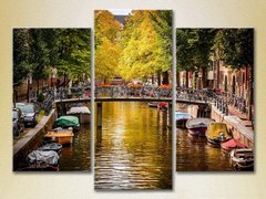 Триптих Амстердамский канал, Голландия