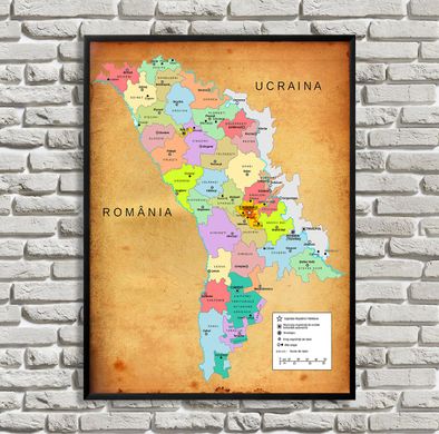 Harta Republicii Moldova
