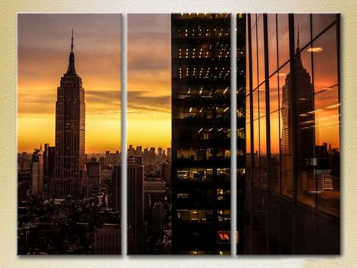 Триптих Нью Йорк, небоскребы