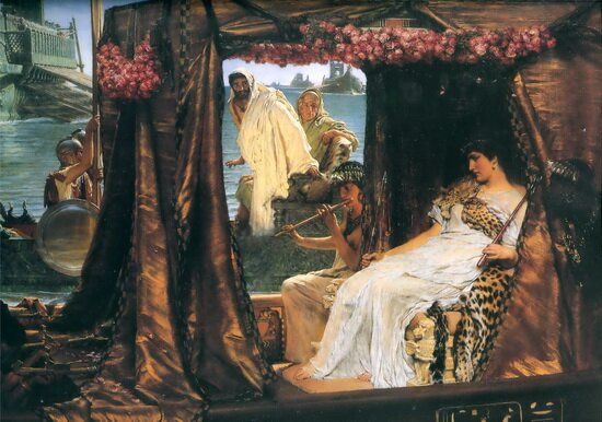 Встреча Антонии и Клеопатры 41 г. до н.э.