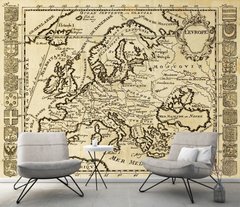 Harta veche a Europei ,secolul al XVIII-lea