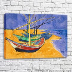 Vincent van Gogh Boats at Saintes Maries