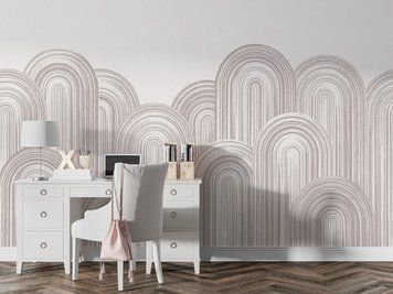 Arce geometrice, gri pe fundal deschis