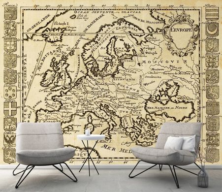 Harta veche a Europei ,secolul al XVIII-lea
