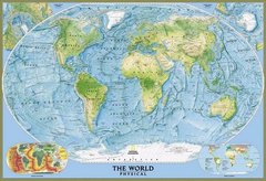 Фотообои Физическая карта мира