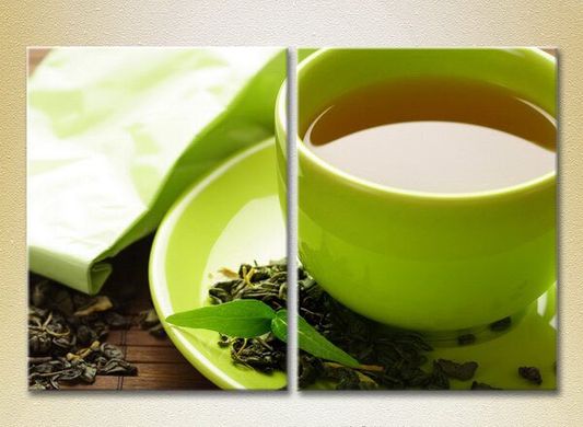 Диптих Зеленый чай