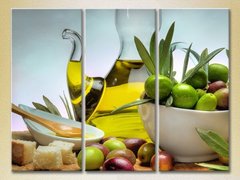 Триптих Оливки и оливковое масло