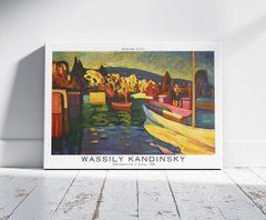 Wassily Kandinsky - Peisaj de toamnă cu bărci, 1908