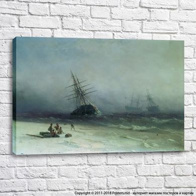 Кораблекрушение в Северном море. 1875 г.