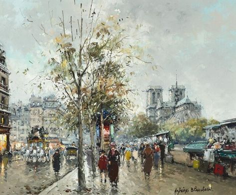 Букинистический рынок, Нотр-Дам (Les bouquinistes, Notre Dame)