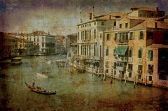Фотообои Гранд канал в Венеции, ретро