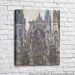 Catedrala din Rouen, studiu al portalului, 1892