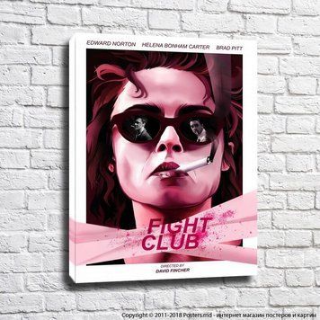 Afiș cu eroina filmului Fight Club