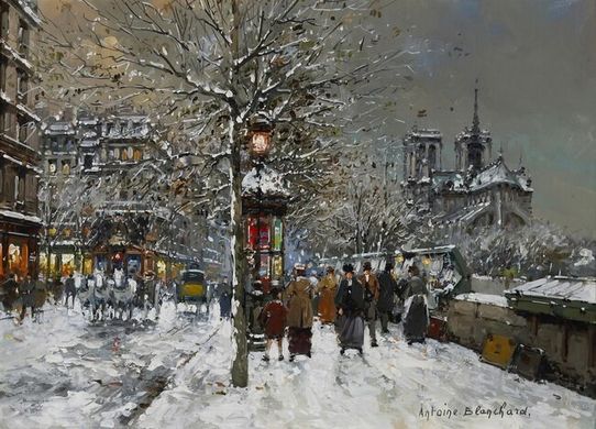 Нотр Дам зимой (Notre Dame in winter)