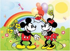 Fototapet Iubitorii de Mickey și Mini