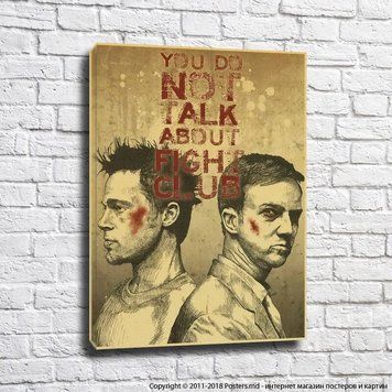Poster cu personajele Fight Club