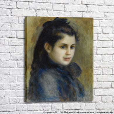 Пьер Огюст Ренуар «Голова молодой девушки», 1875 год.