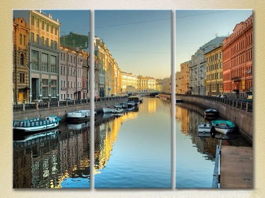 Triptic Canalul Sankt Petersburg